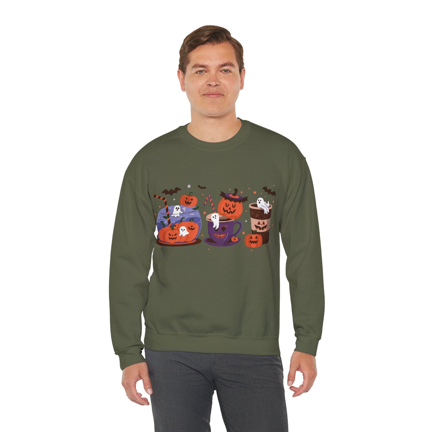 Exclusive Halloween Pumpkin Party - Sweatshirt - Fun colors 🧡🩶🩷