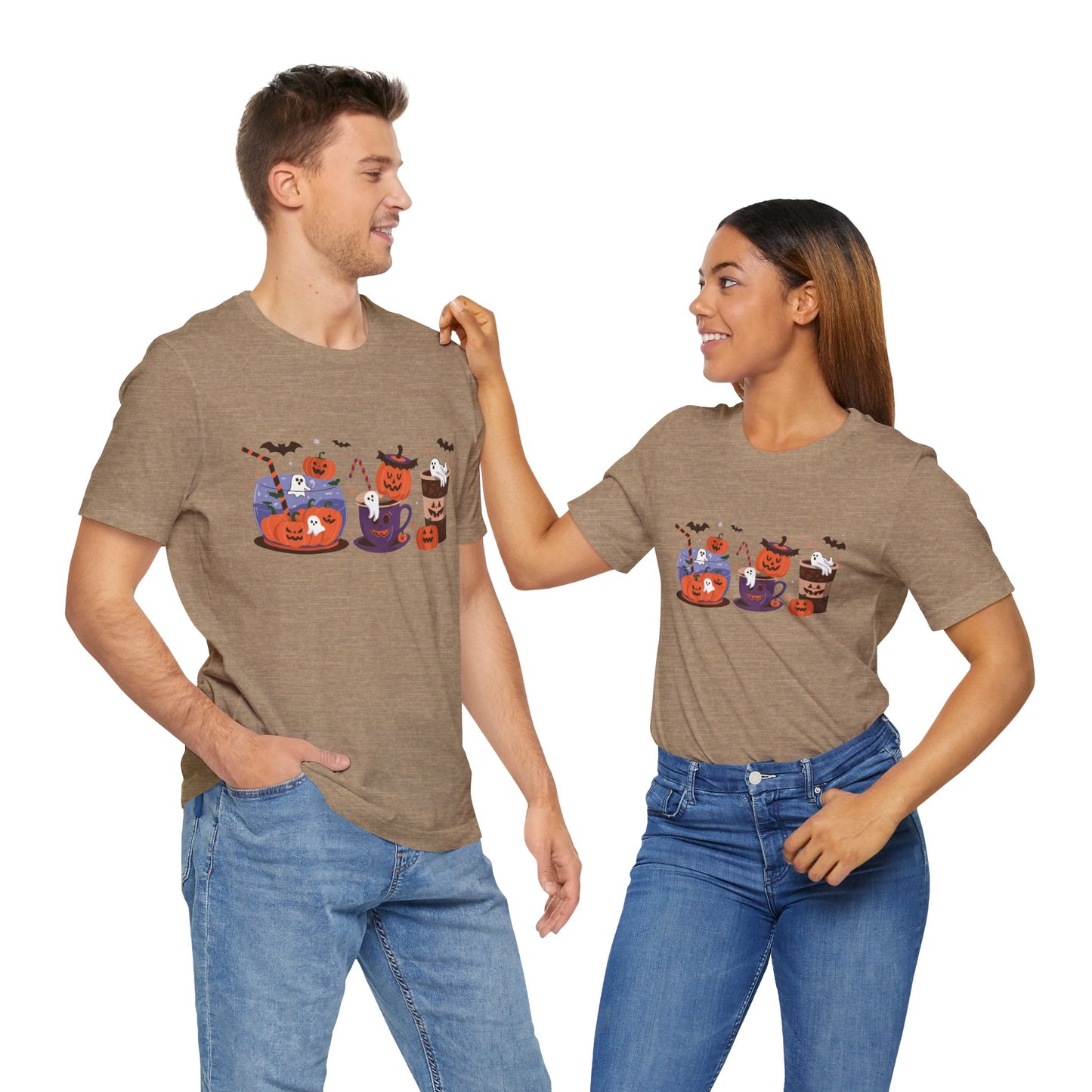Exclusive Halloween Pumpkin Party - T-Shirt - Fun colors 🧡🩶🩷