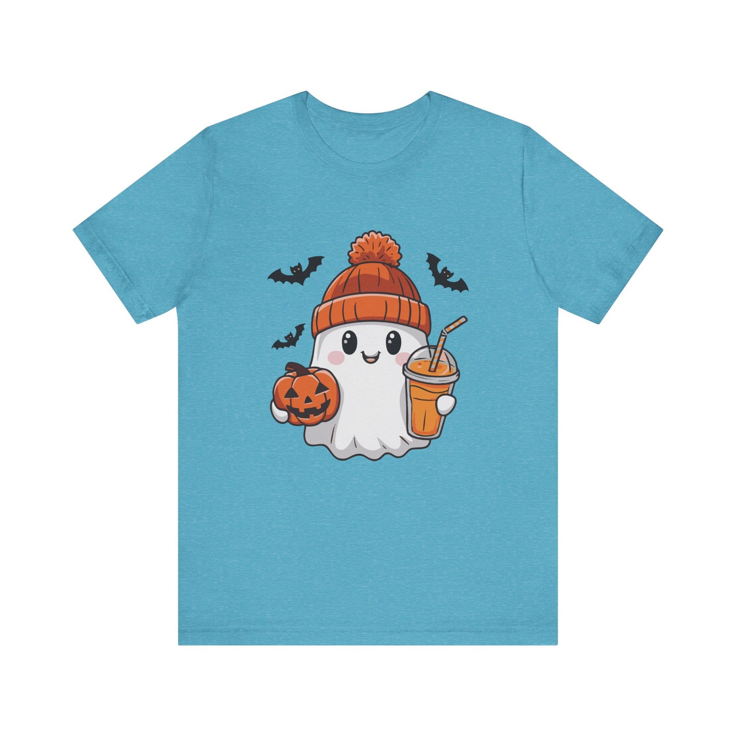 Exclusive Halloween Cute Pumpkin Spice Ghost - Sweatshirt - Fun colors 🧡🩶🩷
