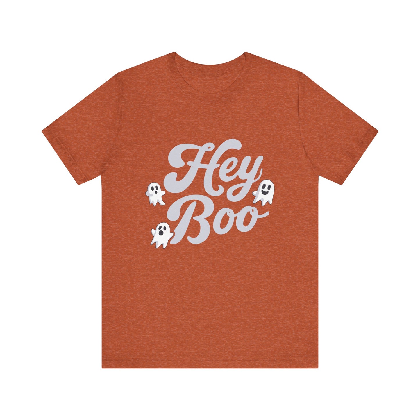 Exclusive Halloween Hey Boo - T-Shirt - Fun colors 🧡🩶🩷