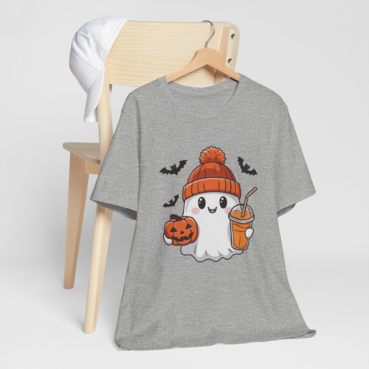 Exclusive Halloween Cute Pumpkin Spice Ghost - Sweatshirt - Fun colors 🧡🩶🩷