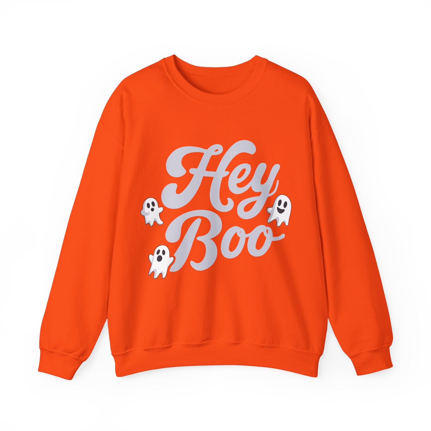 Exclusive Halloween Hey Boo - Sweatshirt - Fun colors 🧡🩶🩷