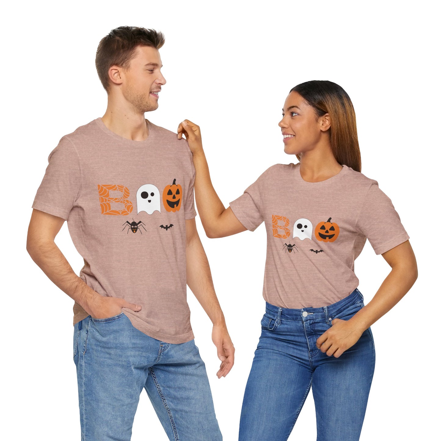 Exclusive Halloween BOO - T-Shirt - Fun colors 🧡🩶🩷