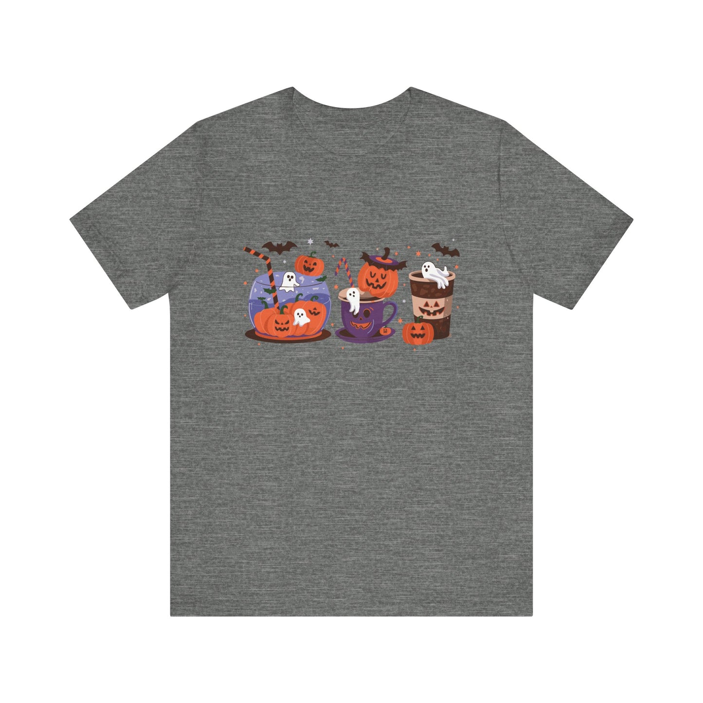 Exclusive Halloween Pumpkin Party - T-Shirt - Fun colors 🧡🩶🩷