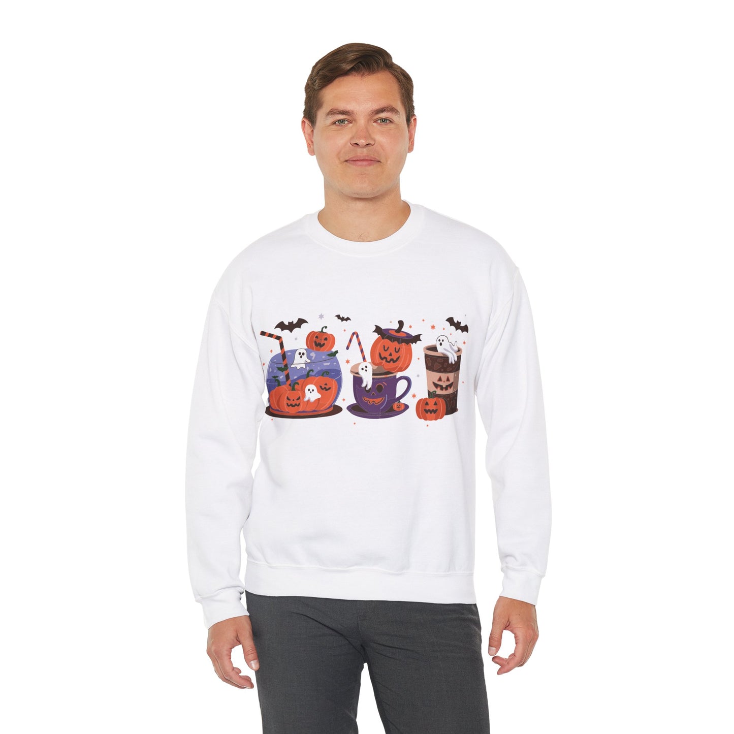 Exclusive Halloween Pumpkin Party - Sweatshirt - Fun colors 🧡🩶🩷