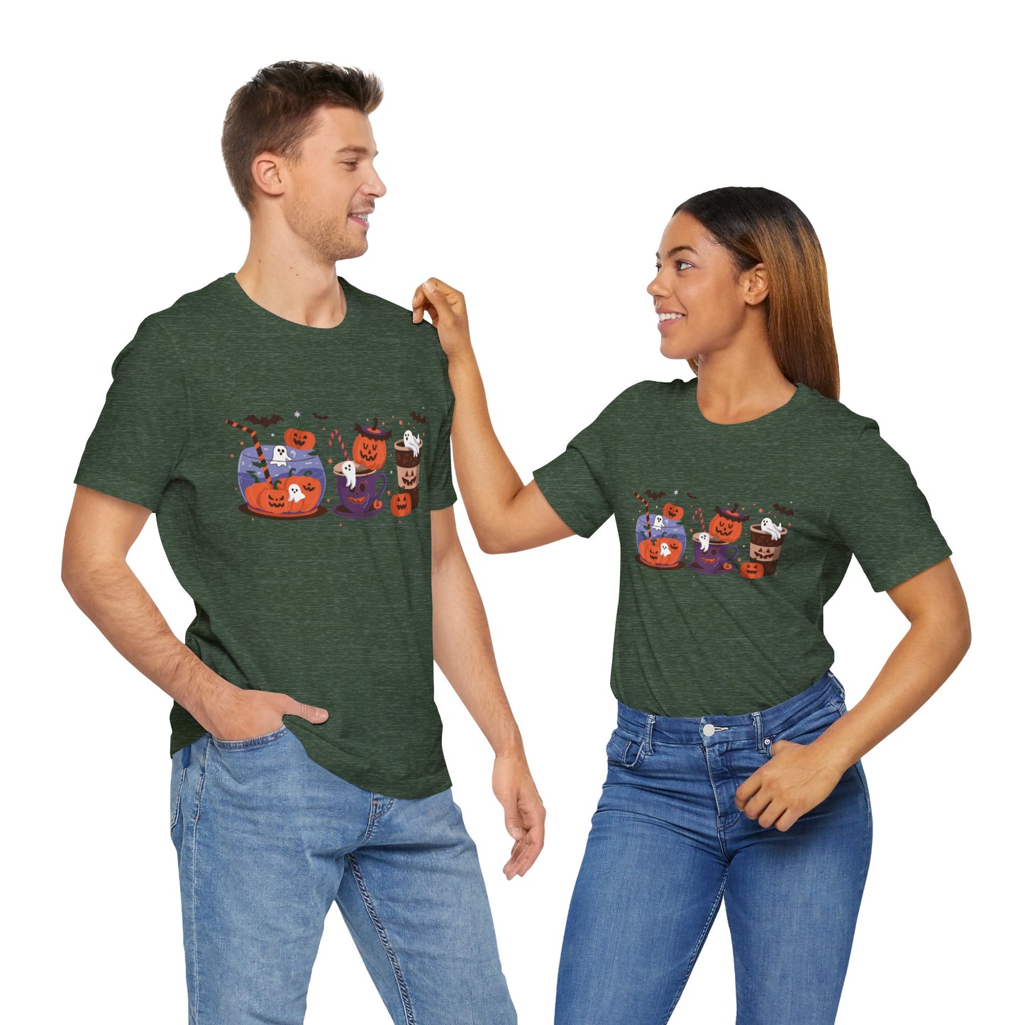 Exclusive Halloween Pumpkin Party - T-Shirt - Fun colors 🧡🩶🩷