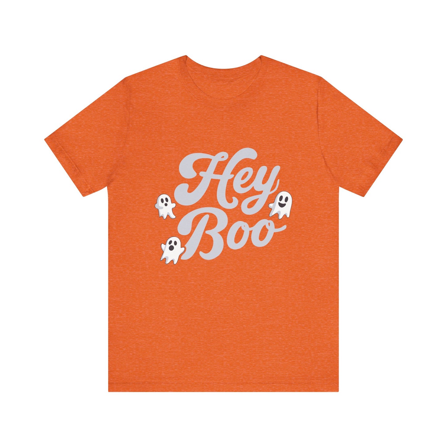 Exclusive Halloween Hey Boo - T-Shirt - Fun colors 🧡🩶🩷