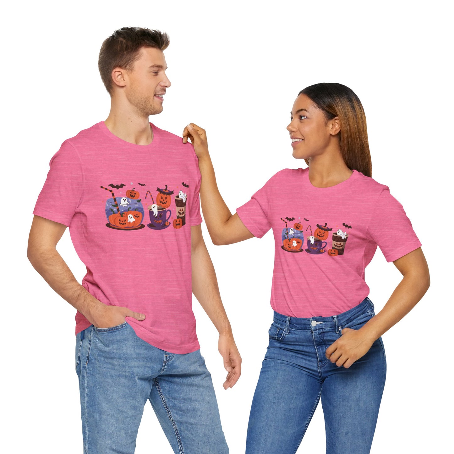 Exclusive Halloween Pumpkin Party - T-Shirt - Fun colors 🧡🩶🩷
