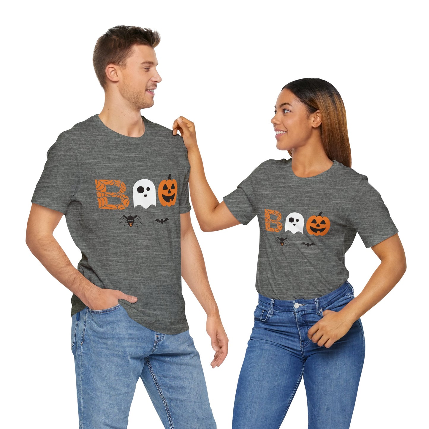 Exclusive Halloween BOO - T-Shirt - Fun colors 🧡🩶🩷