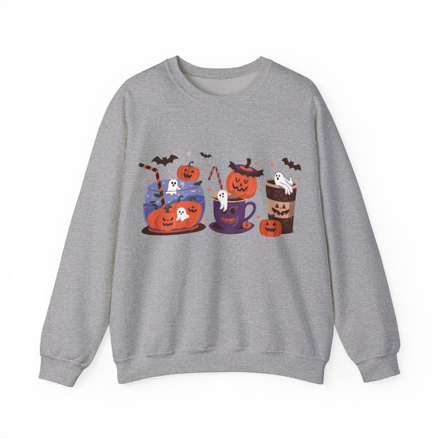 Exclusive Halloween Pumpkin Party - Sweatshirt - Fun colors 🧡🩶🩷
