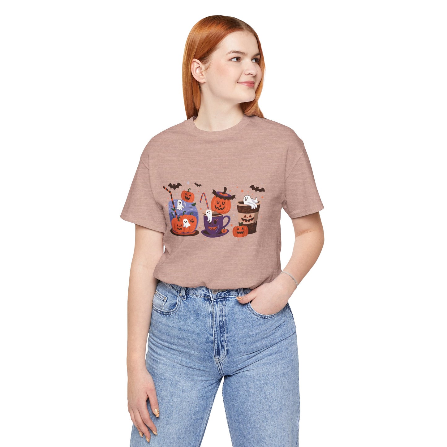 Exclusive Halloween Pumpkin Party - T-Shirt - Fun colors 🧡🩶🩷