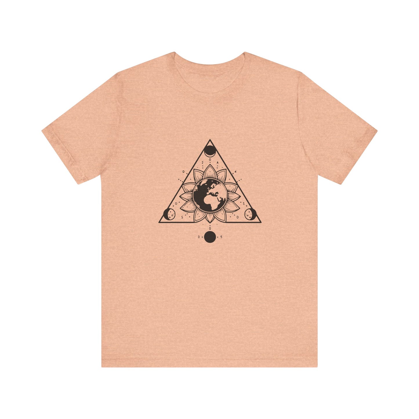 Sunflower Moon Triangle - T-Shirt