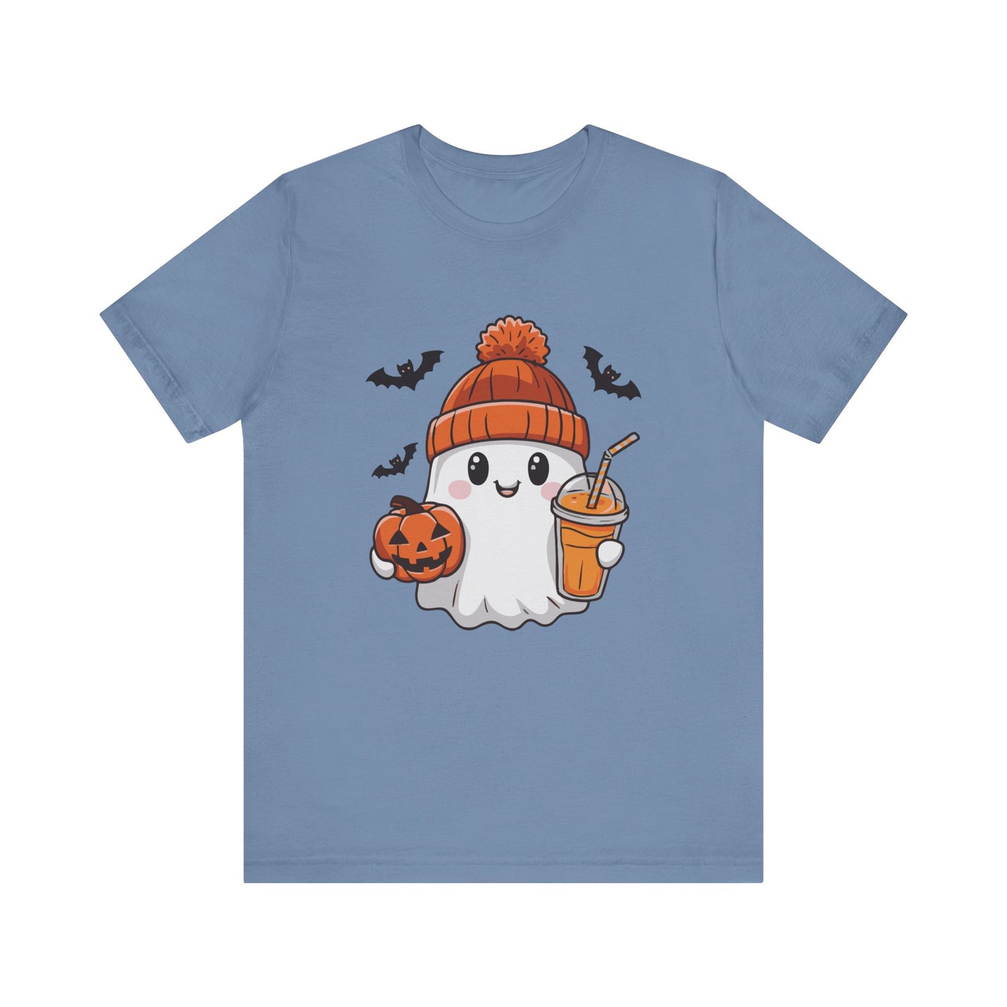 Exclusive Halloween Cute Pumpkin Spice Ghost - Sweatshirt - Fun colors 🧡🩶🩷