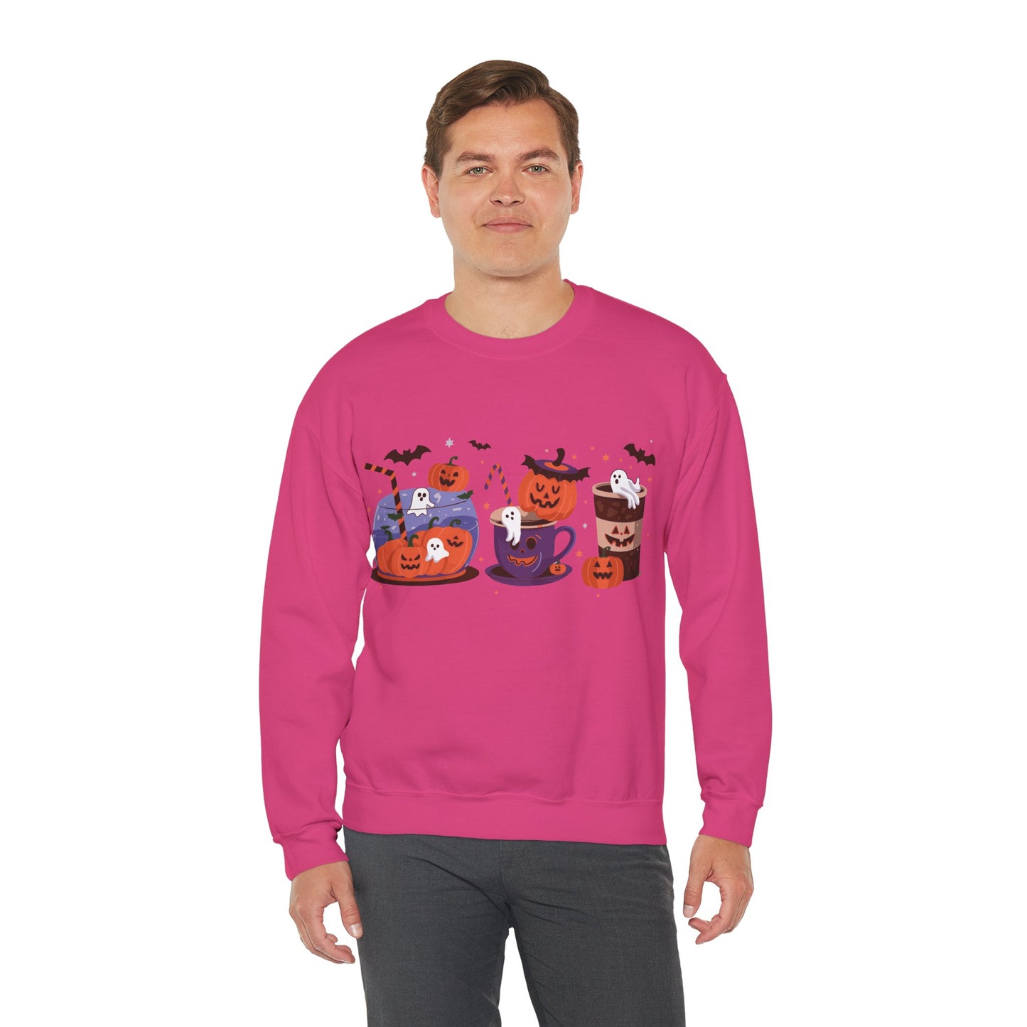 Exclusive Halloween Pumpkin Party - Sweatshirt - Fun colors 🧡🩶🩷
