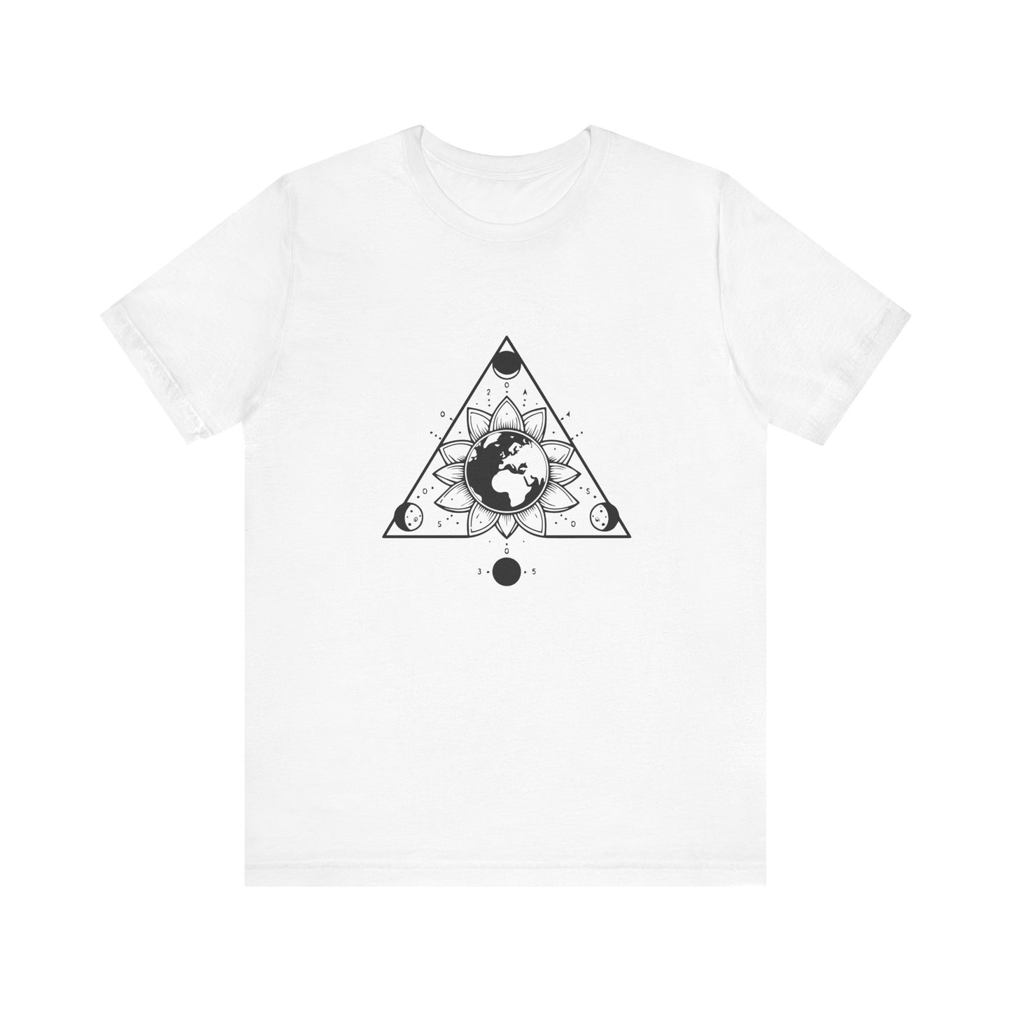 Sunflower Moon Triangle - T-Shirt
