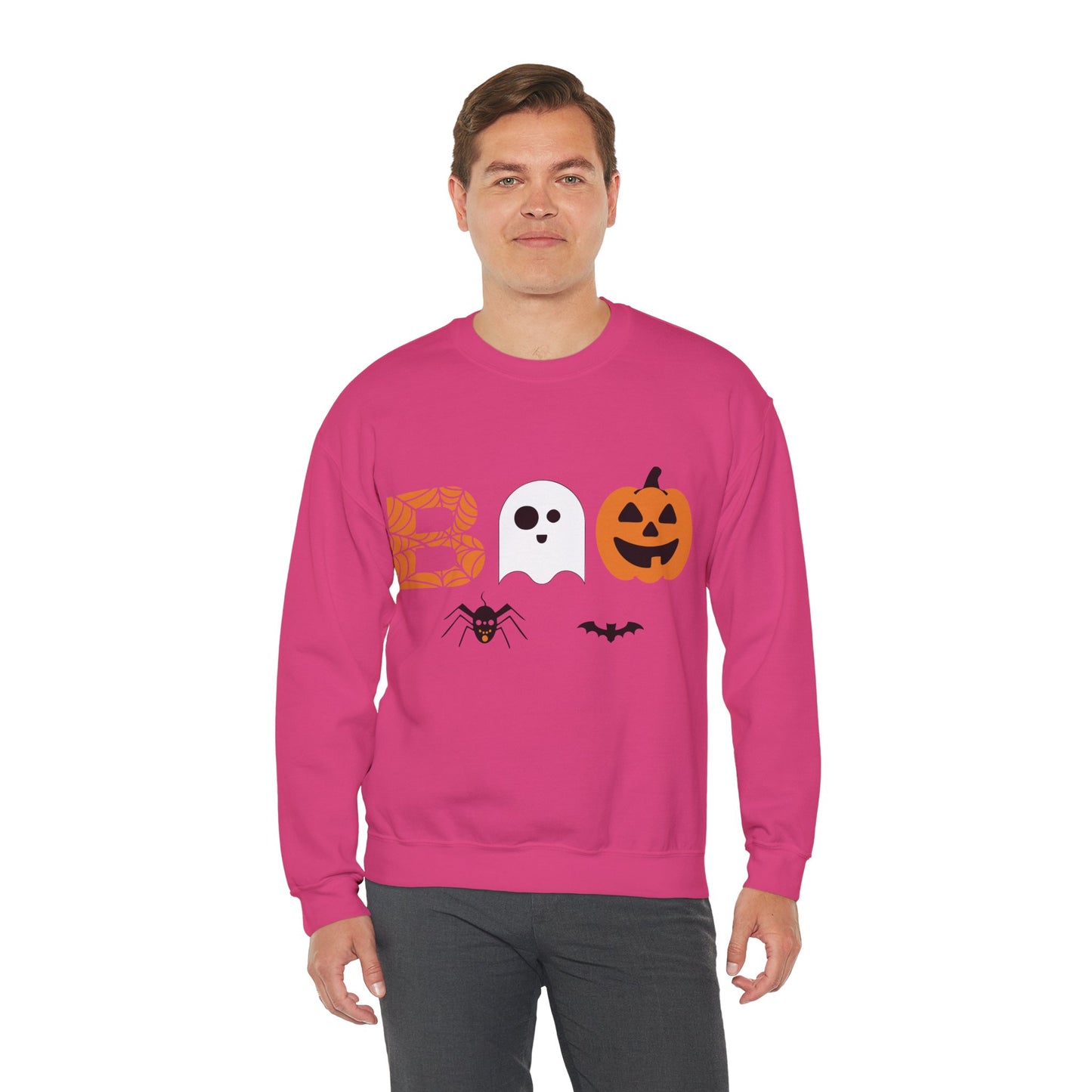 Exclusive Halloween BOO - Sweatshirt - Fun colors 🧡🩶🩷