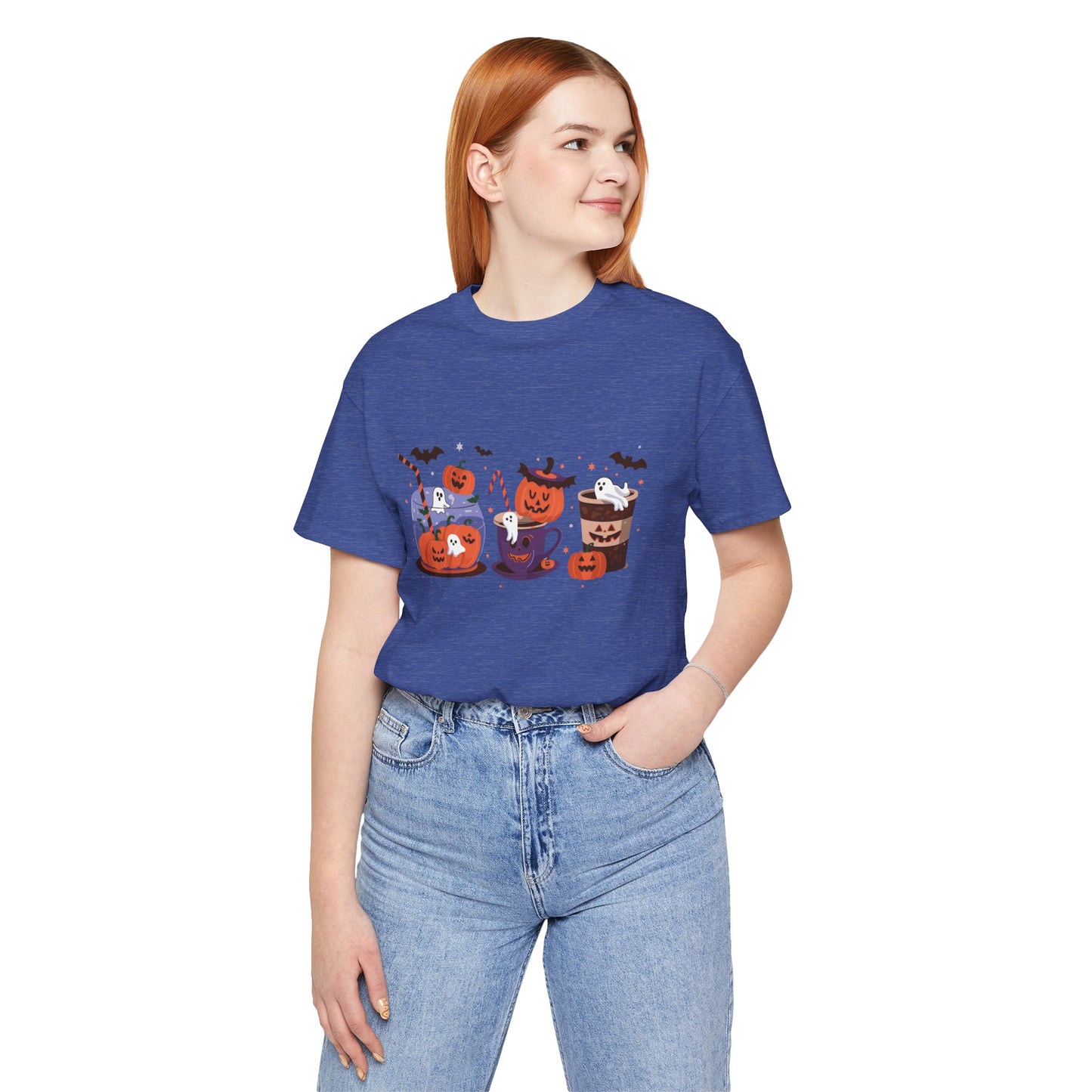 Exclusive Halloween Pumpkin Party - T-Shirt - Fun colors 🧡🩶🩷