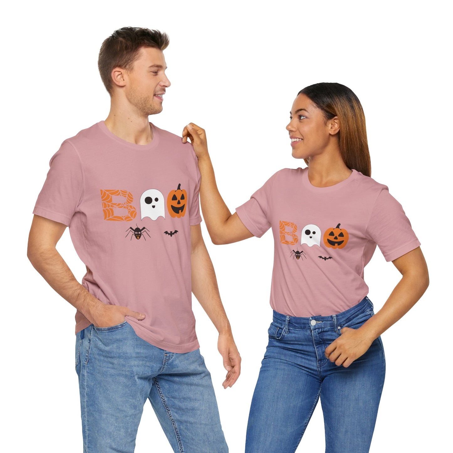 Exclusive Halloween BOO - T-Shirt - Fun colors 🧡🩶🩷