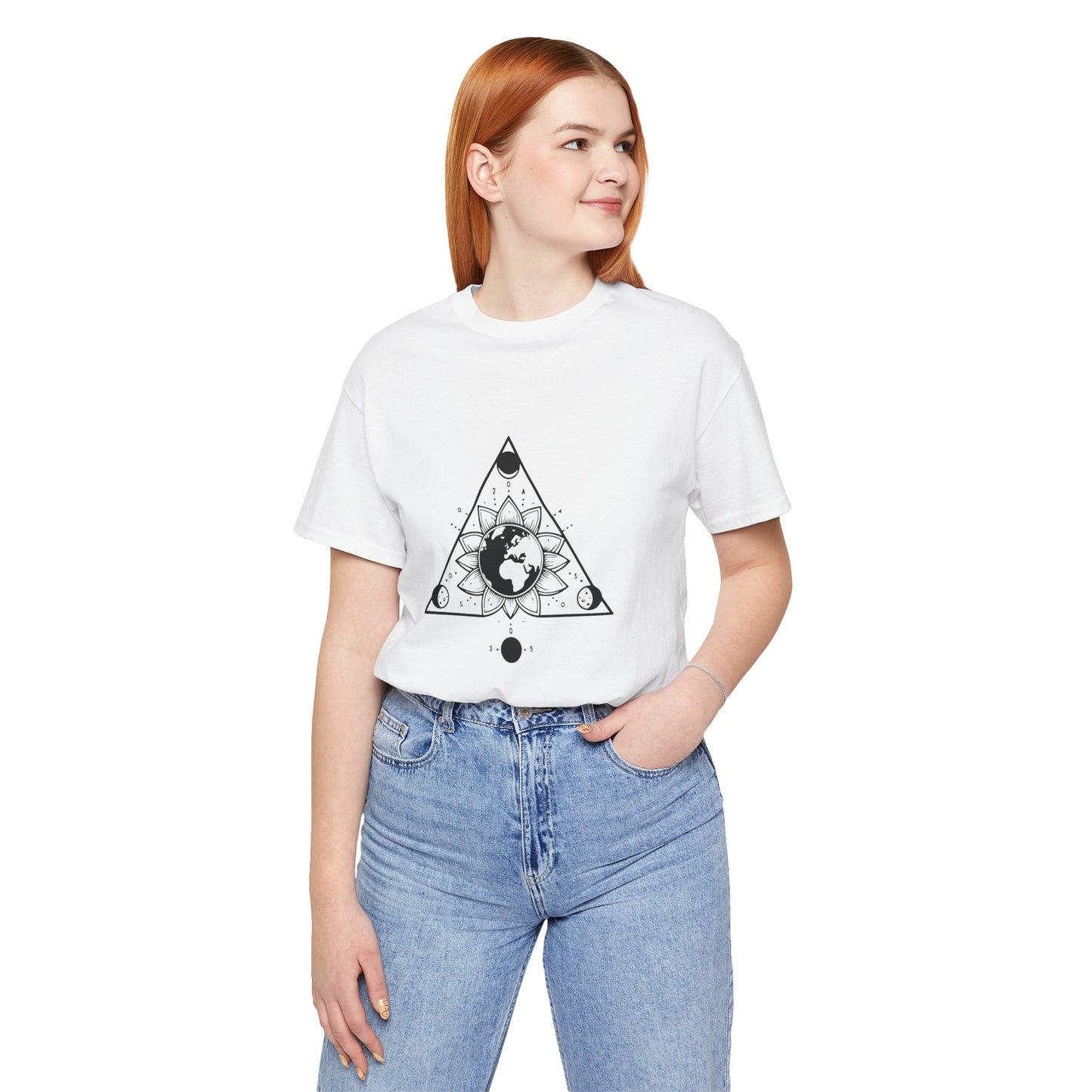 Sunflower Moon Triangle - T-Shirt
