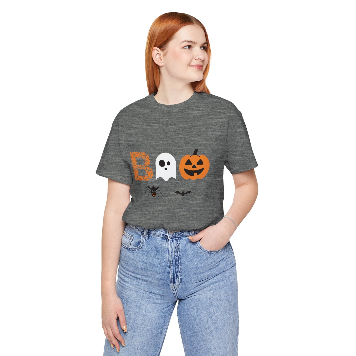 Exclusive Halloween BOO - T-Shirt - Fun colors 🧡🩶🩷