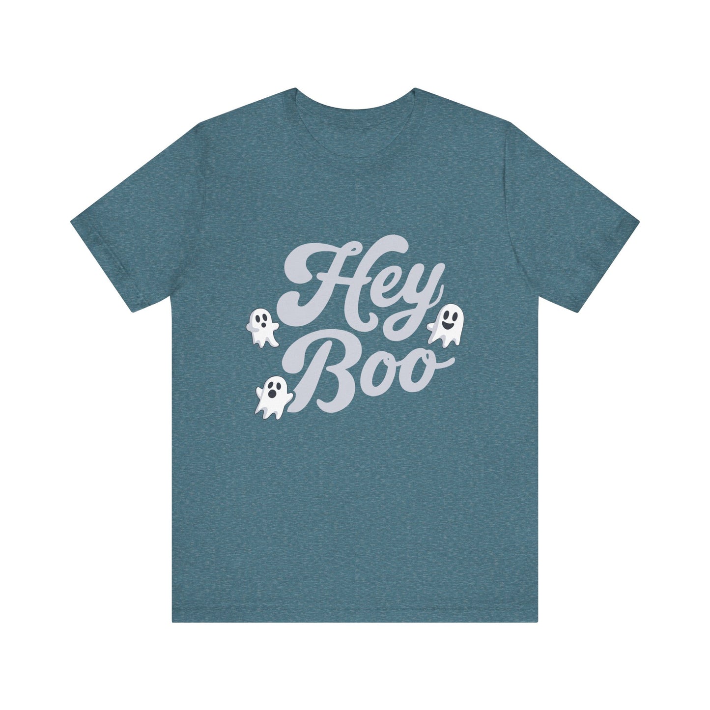 Exclusive Halloween Hey Boo - T-Shirt - Fun colors 🧡🩶🩷