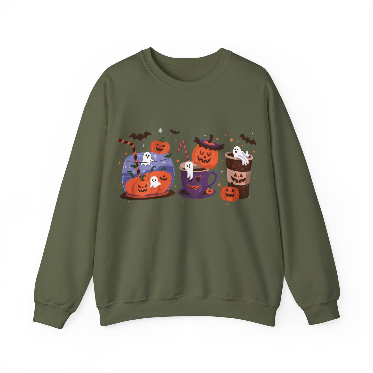 Exclusive Halloween Pumpkin Party - Sweatshirt - Fun colors 🧡🩶🩷
