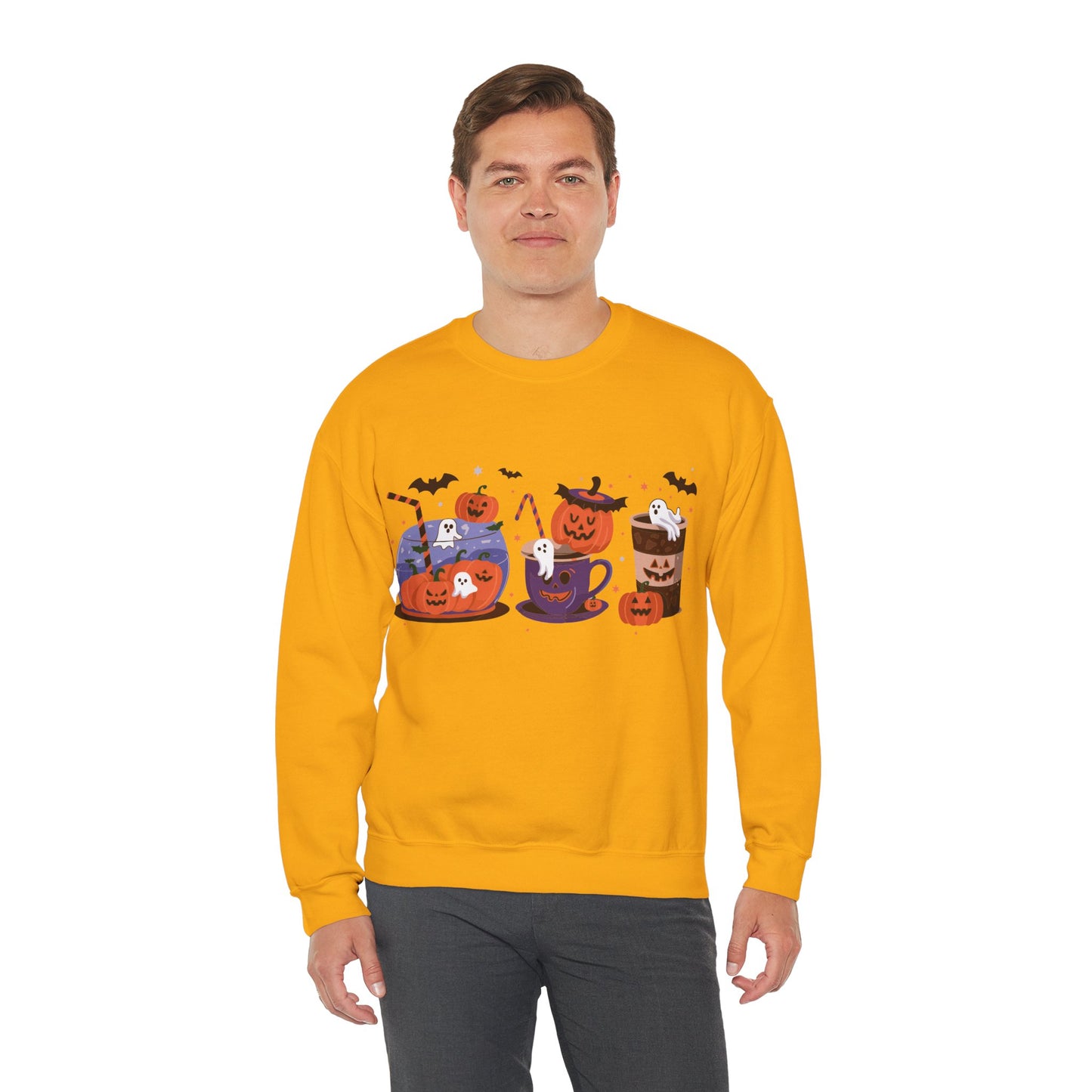 Exclusive Halloween Pumpkin Party - Sweatshirt - Fun colors 🧡🩶🩷