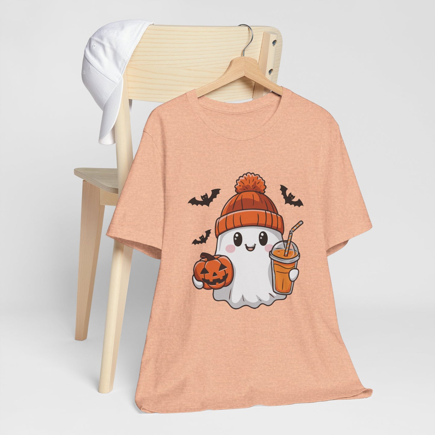 Exclusive Halloween Cute Pumpkin Spice Ghost - Sweatshirt - Fun colors 🧡🩶🩷