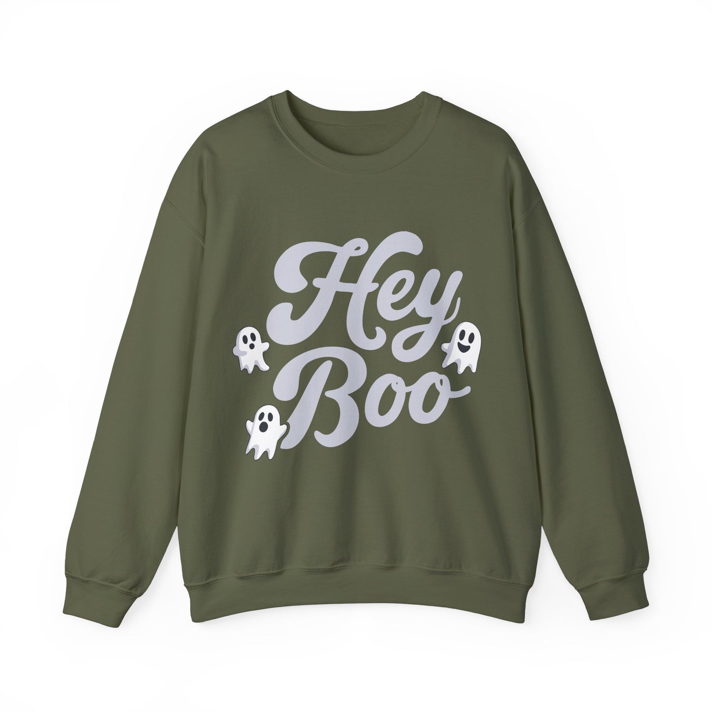 Exclusive Halloween Hey Boo - Sweatshirt - Fun colors 🧡🩶🩷