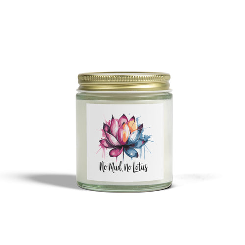 No Mud, No Lotus - Natural & Non Toxic 🌱 - Scented Candle Coconut Apricot Wax