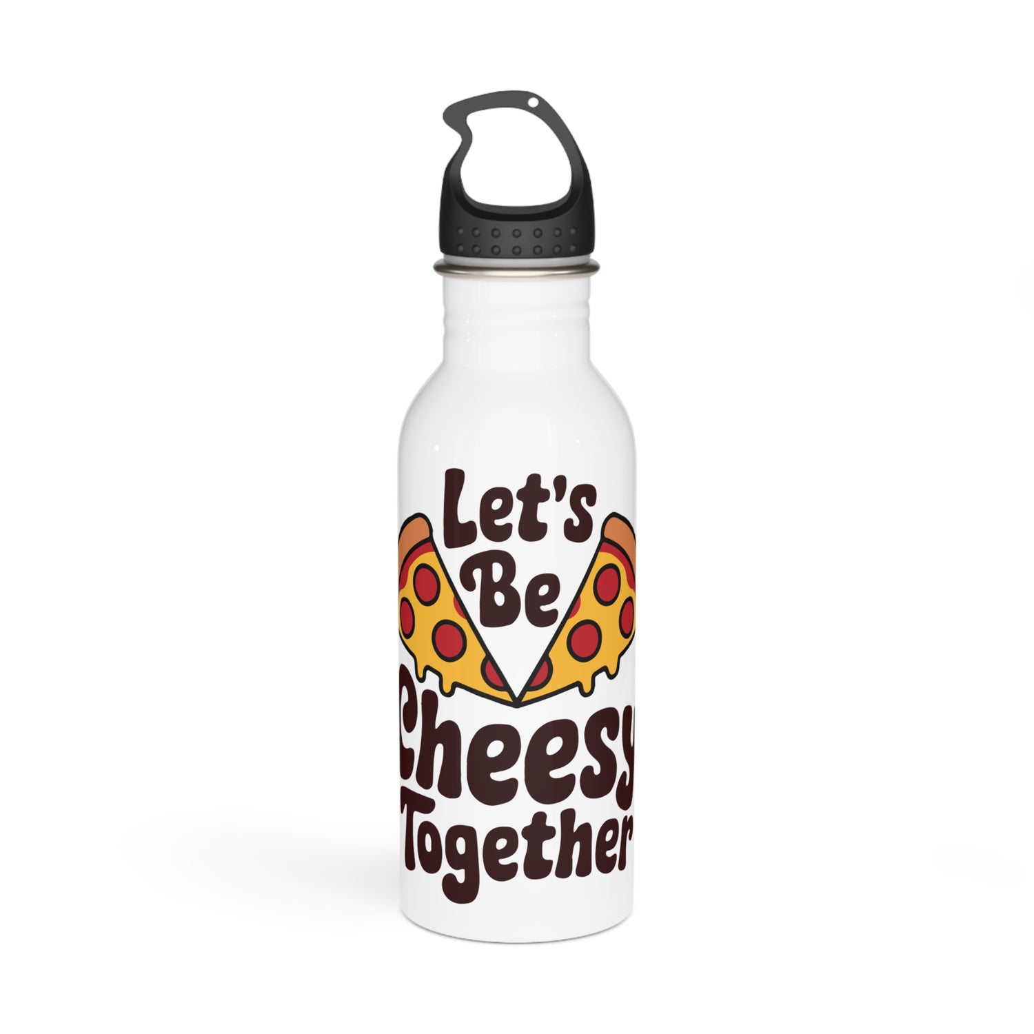 Let's Be Cheesy Together - Valentine's Day - Stainless Steel Water Bottle 20oz