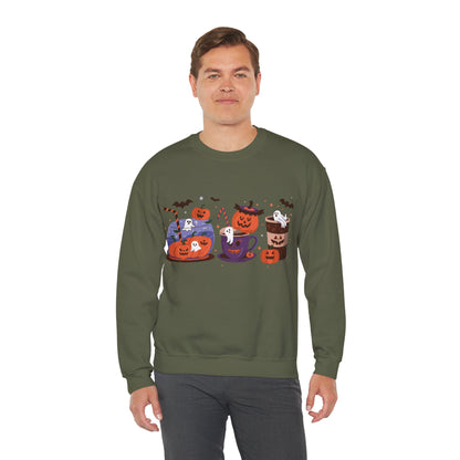 Exclusive Halloween Pumpkin Party - Sweatshirt - Fun colors 🧡🩶🩷