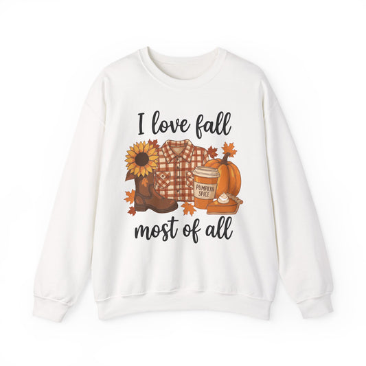 I love fall most of all - Sweatshirt 🍁