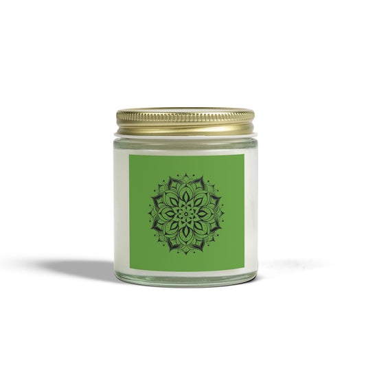 Mandala - Natural & Non Toxic 🌱 - Scented Candle Coconut Apricot Wax