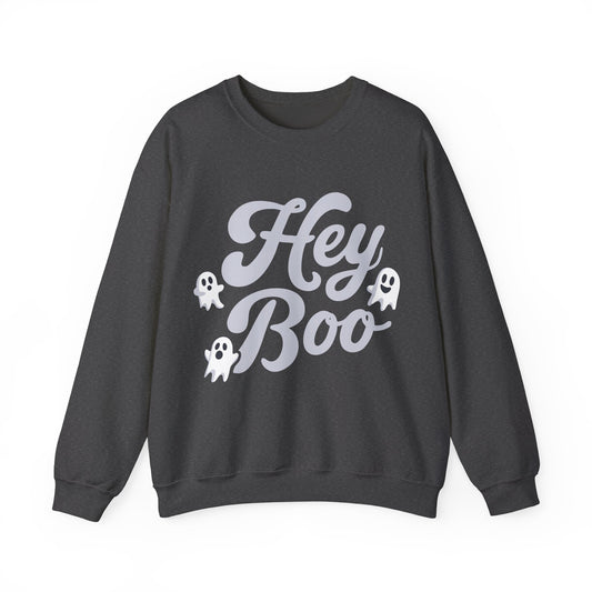 Exclusive Halloween Hey Boo - Sweatshirt - Fun colors 🧡🩶🩷