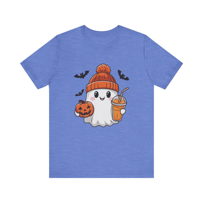 Exclusive Halloween Cute Pumpkin Spice Ghost - Sweatshirt - Fun colors 🧡🩶🩷