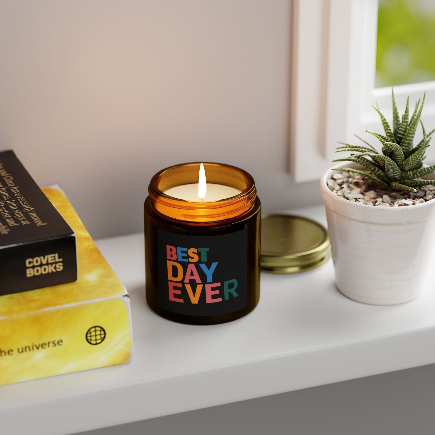 BEST DAY EVER - Natural & Non Toxic 🌱 Scented Candle Coconut Apricot Wax