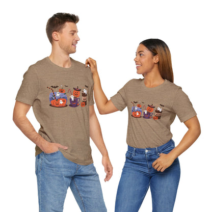 Exclusive Halloween Pumpkin Party - T-Shirt - Fun colors 🧡🩶🩷