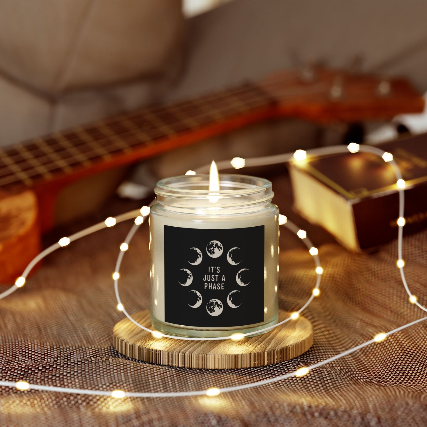 It's just a phase - Natural & Non Toxic 🌱 - Scented Candle Coconut Apricot Wax