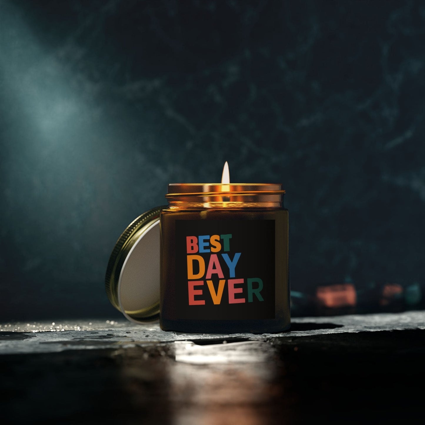 BEST DAY EVER - Natural & Non Toxic 🌱 Scented Candle Coconut Apricot Wax