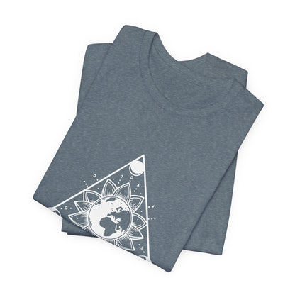 Sunflower Moon Triangle - T-Shirt