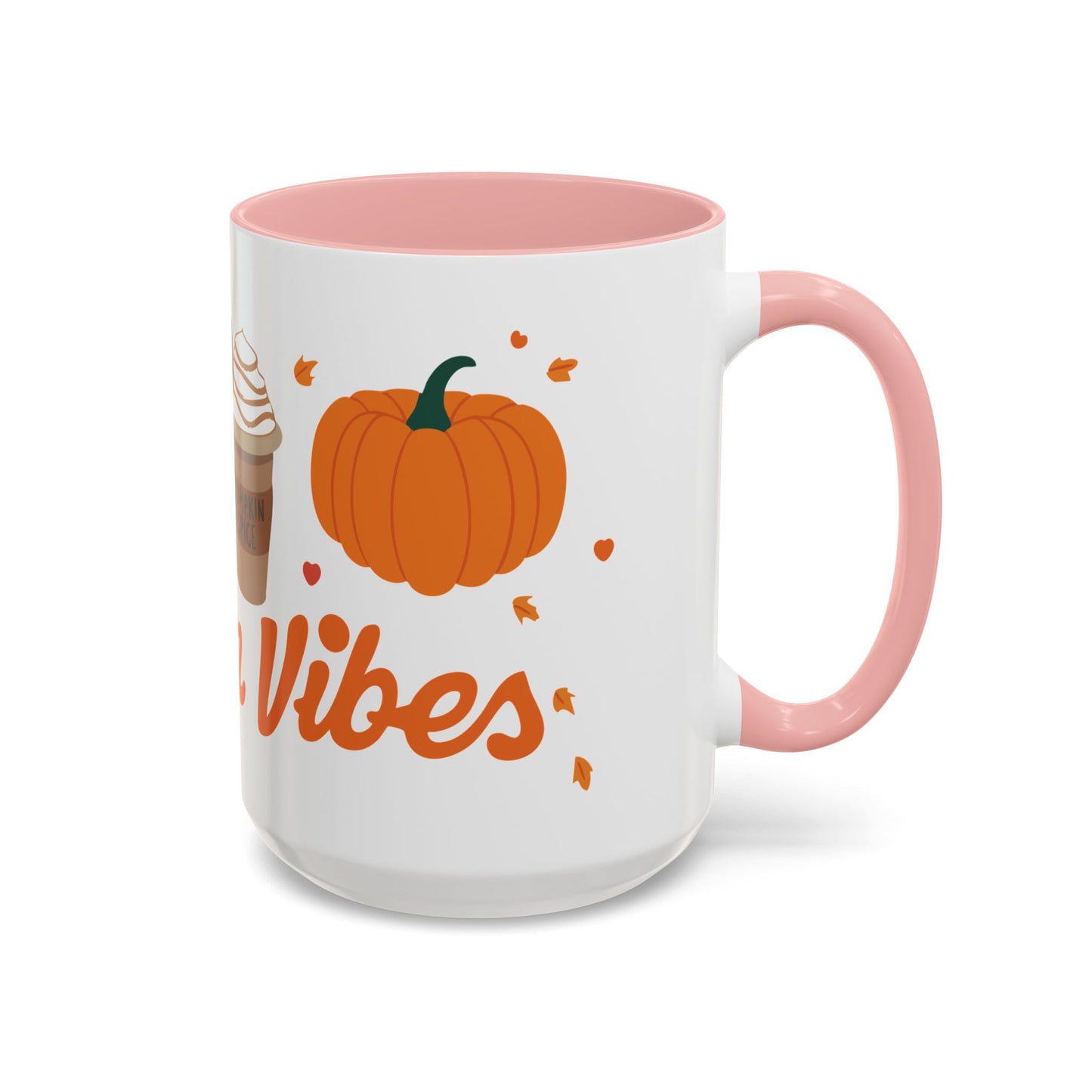 Autumn Vibes 🧡 - Accent Coffee Mug (11, 15 oz) - Wrap around design