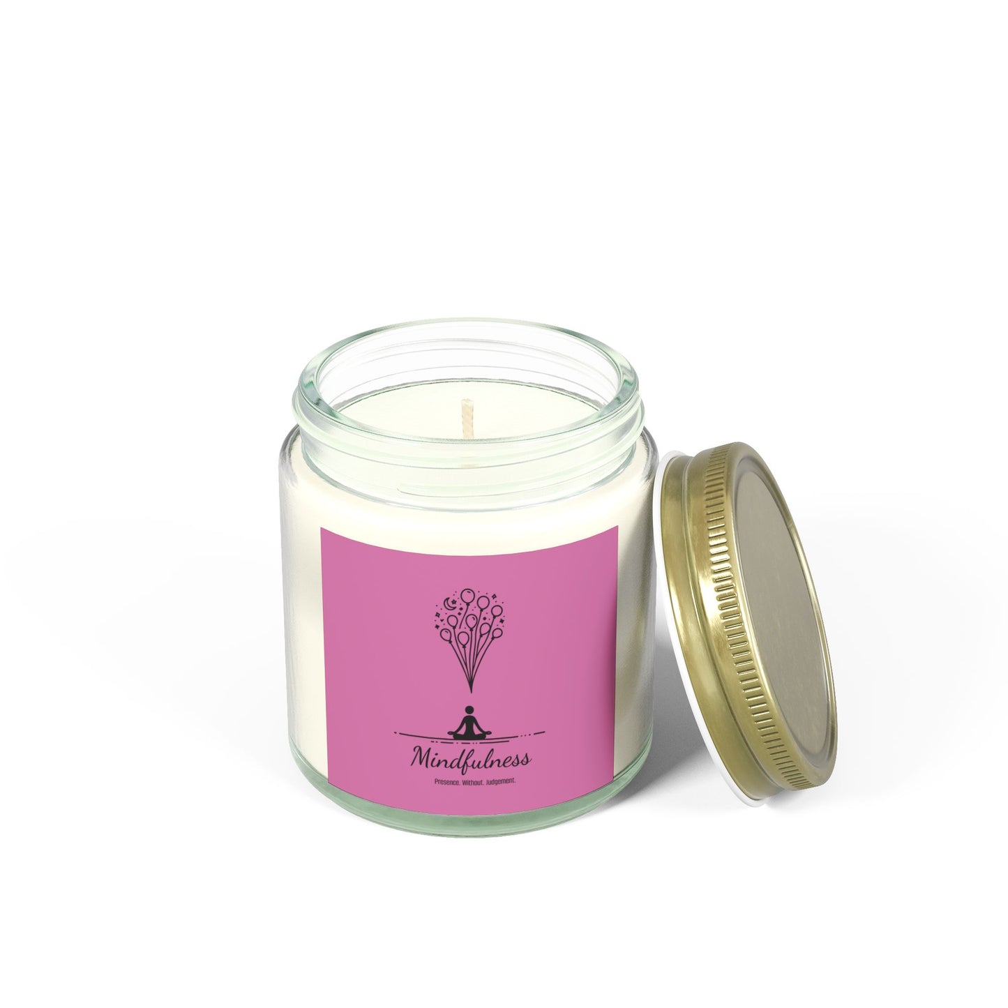 Mindfulness - Natural & Non Toxic 🌱 - Scented Candle Coconut Apricot Wax