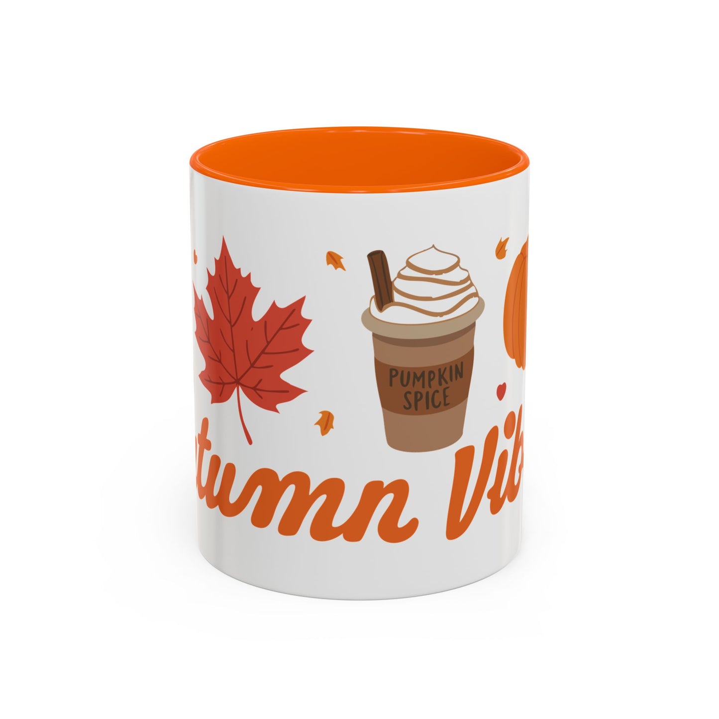 Autumn Vibes 🧡 - Accent Coffee Mug (11, 15 oz) - Wrap around design