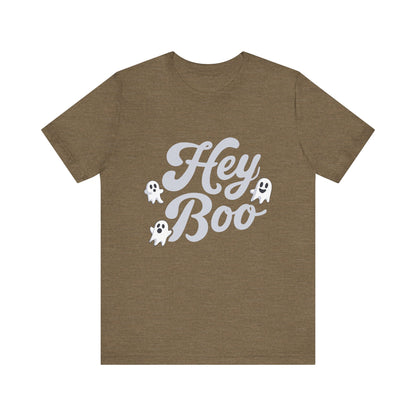 Exclusive Halloween Hey Boo - T-Shirt - Fun colors 🧡🩶🩷