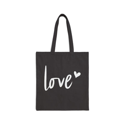 Love - Cotton Canvas Tote Bag