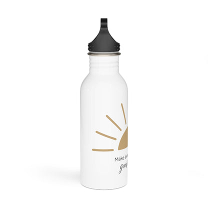Make every morning a Good Morning - Stainless Steel Water Bottle 20oz