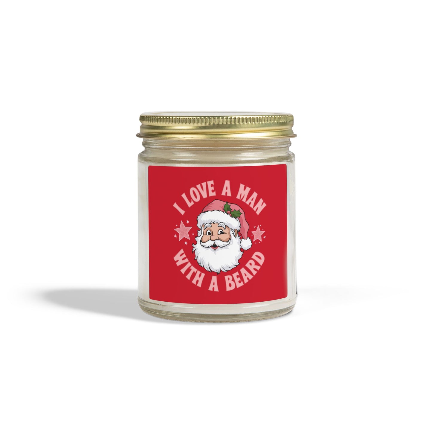 I love a man with a beard Santa - Scented Candle Christmas Collection ✨🎅🎄
