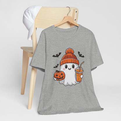 Exclusive Halloween Cute Pumpkin Spice Ghost - Sweatshirt - Fun colors 🧡🩶🩷