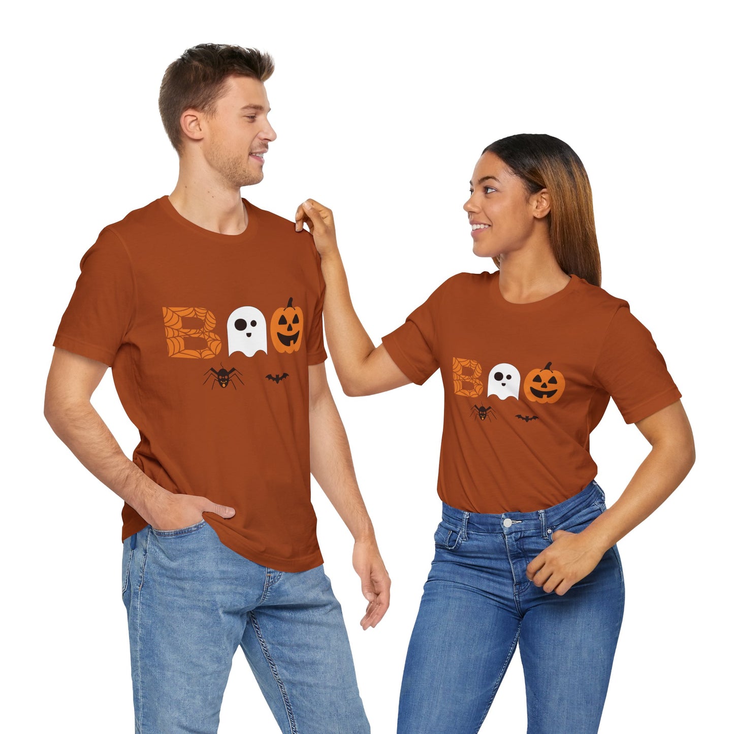 Exclusive Halloween BOO - T-Shirt - Fun colors 🧡🩶🩷